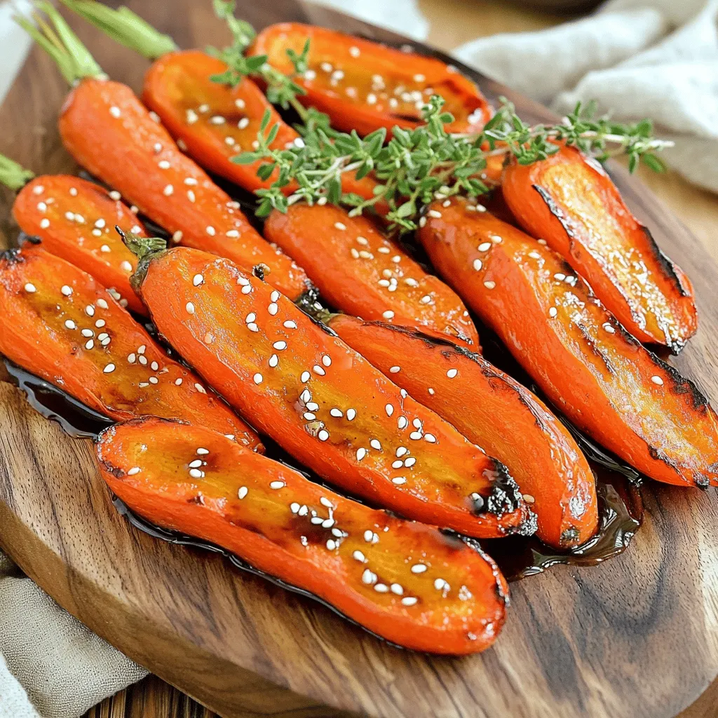 Honey Balsamic Roasted Carrots Flavorful Side Dish