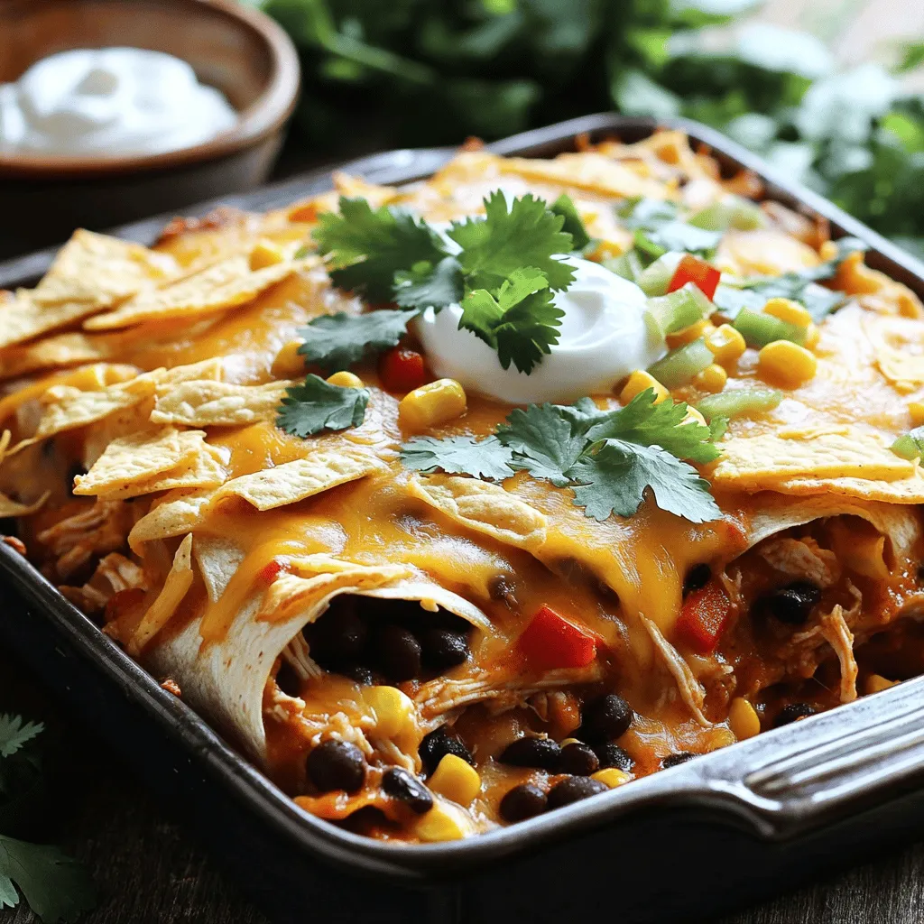 Chicken Enchilada Casserole Easy Family Favorite Meal