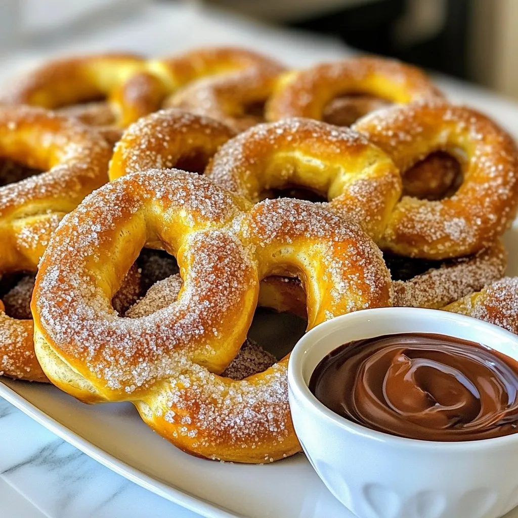 Cinnamon Sugar Soft Pretzels Delicious Easy Treat