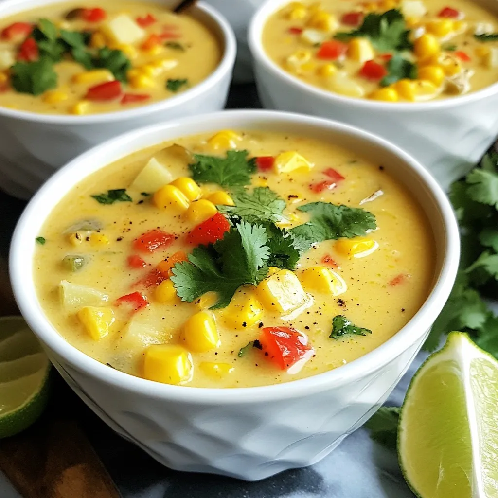 Creamy Southwest Corn Chowder Simple and Tasty Recipe