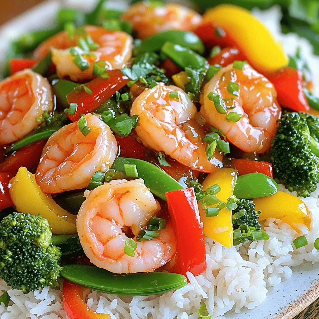 Honey Garlic Shrimp Stir Fry Quick and Easy Recipe