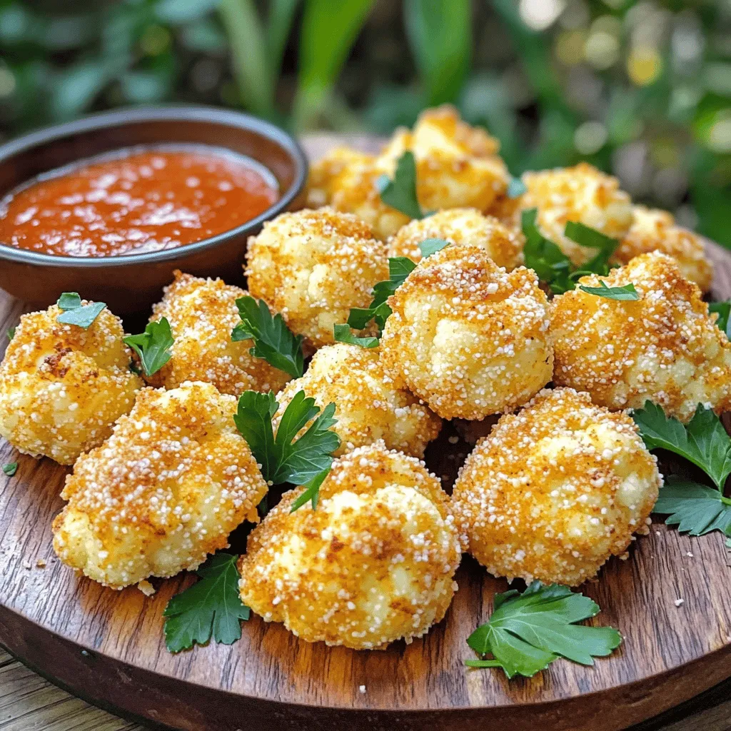 Air Fryer Parmesan Cauliflower Wings Crunchy Delight