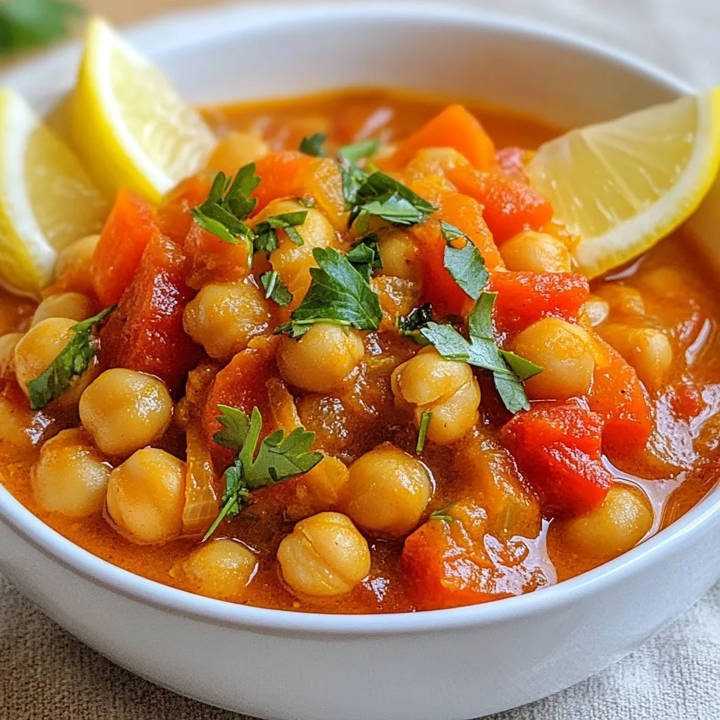 Moroccan Chickpea Stew Flavorful and Hearty Delight
