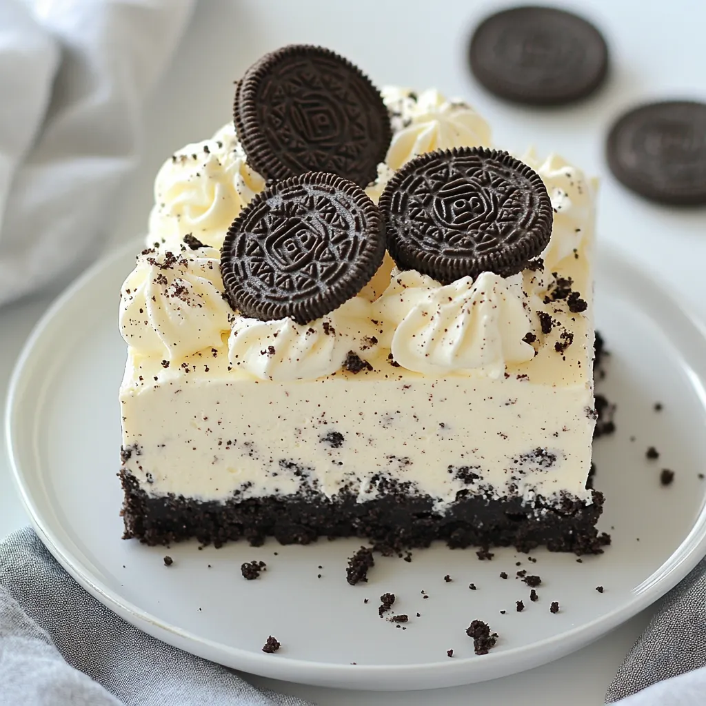 No Bake Oreo Cheesecake Rich and Creamy Delight