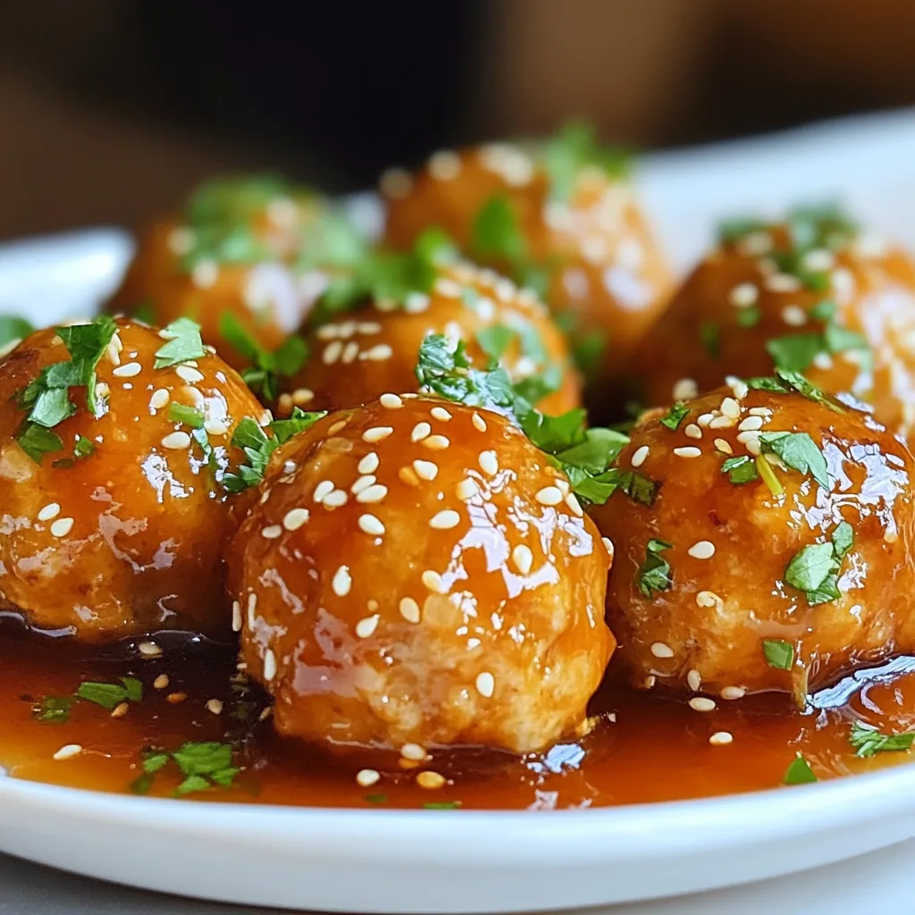 Honey Garlic Turkey Meatballs Simple and Tasty Recipe