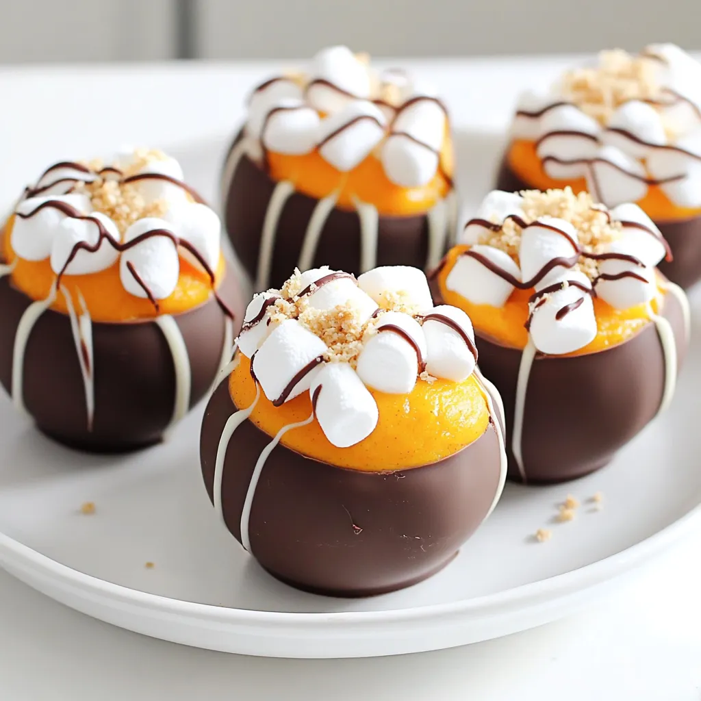 Cozy Pumpkin Spice Hot Cocoa Bombs Delightful Treat