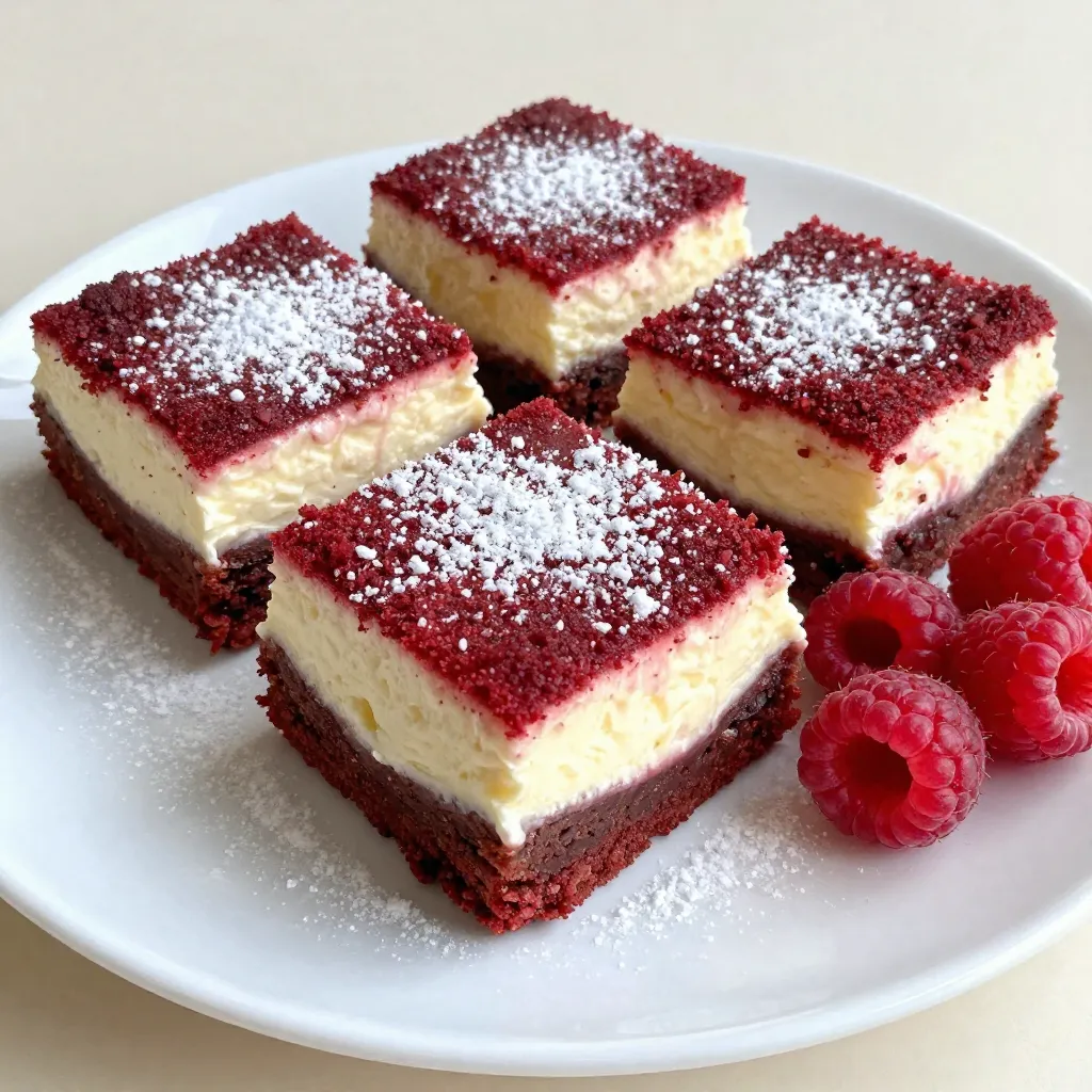 Red Velvet Cheesecake Brownies Irresistible Dessert Treat