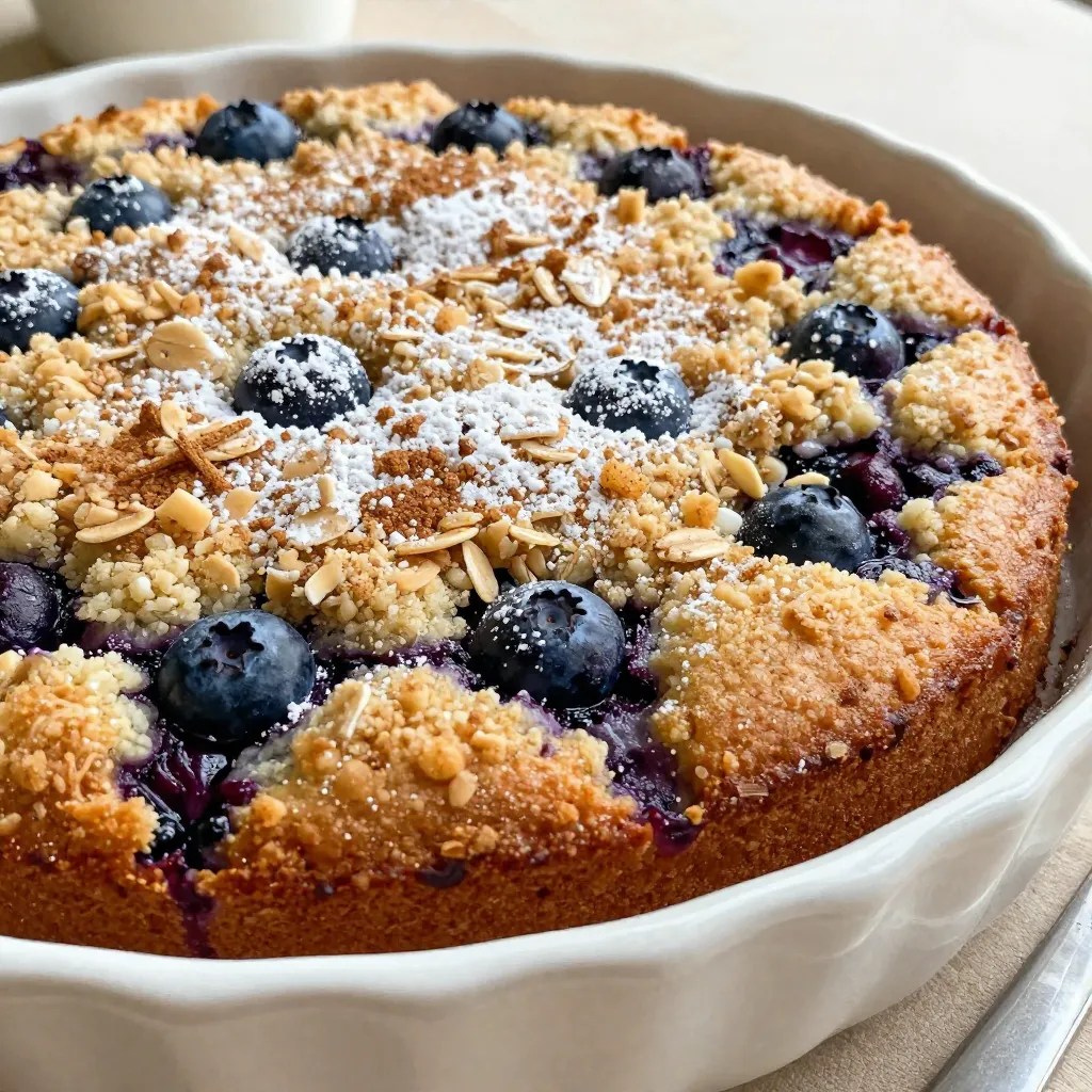 Blueberry Crumb Coffee Cake Simple and Tasty Recipe