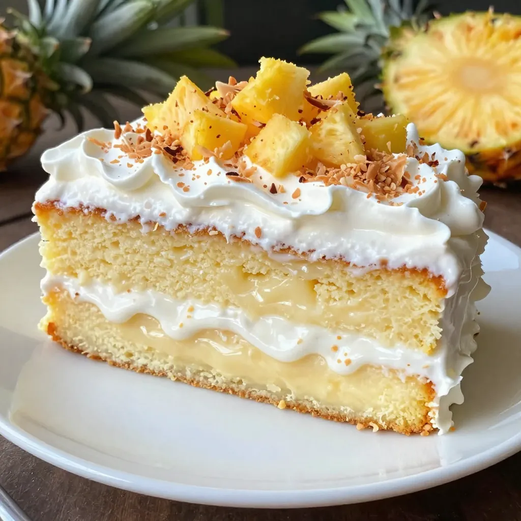 Pineapple Coconut Tres Leches Cake Delightful Recipe