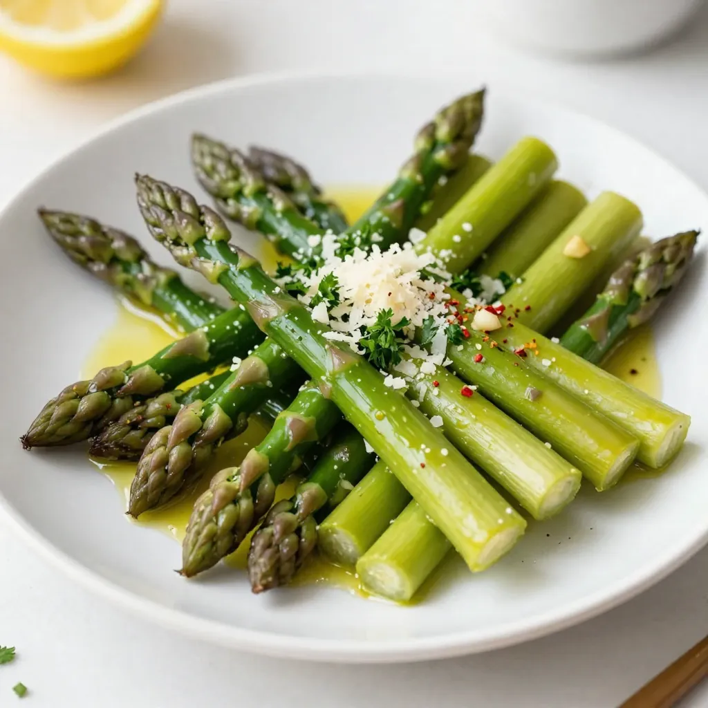 Lemon Garlic Asparagus Flavorful Side Dish Recipe