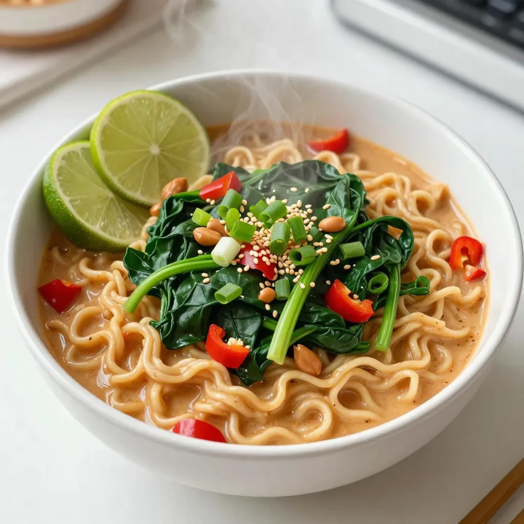 Spicy Peanut Ramen Flavorful and Simple Weeknight Meal
