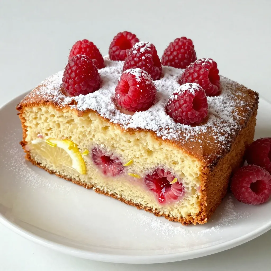 Lemon Raspberry Pound Cake Delightfully Simple Recipe