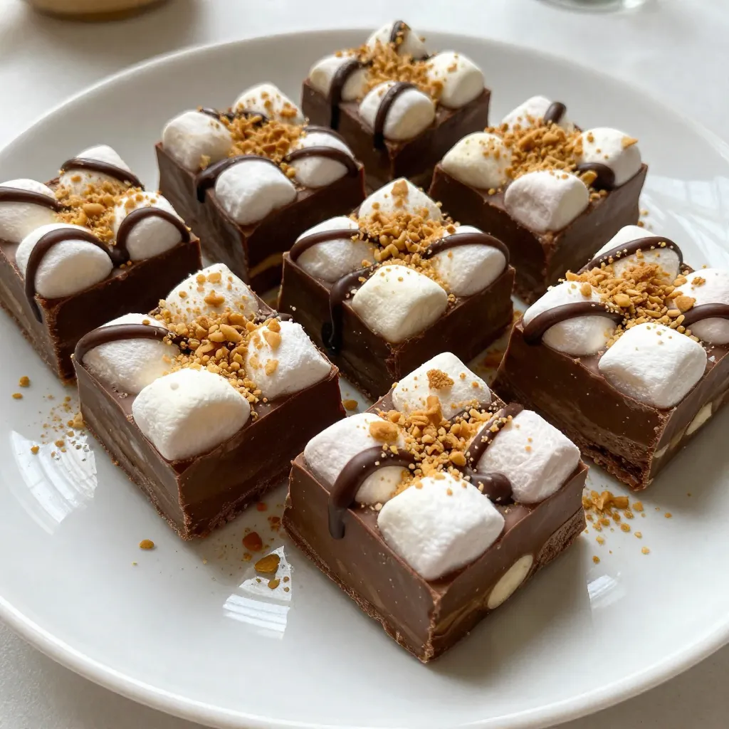 Chocolate Marshmallow Fudge Irresistible Dessert Treat