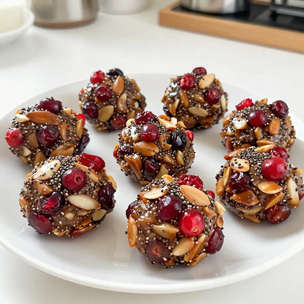 Cranberry Almond Energy Bites Nutritious Snack Idea