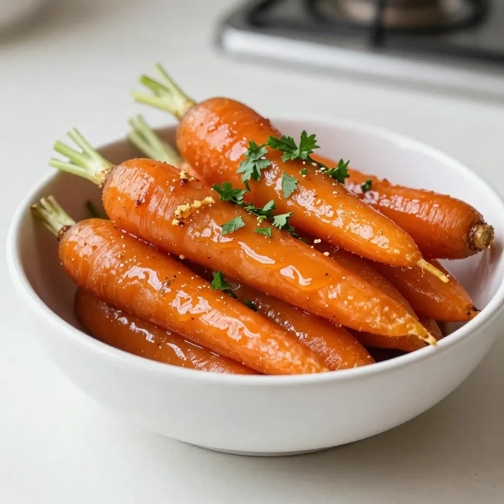 Honey Ginger Glazed Carrots Tasty Side Dish Recipe