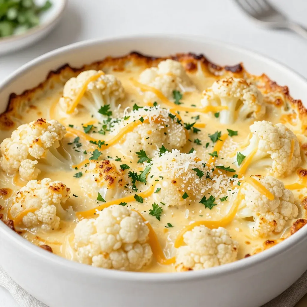Cheesy Cauliflower Au Gratin Savory and Comforting Dish
