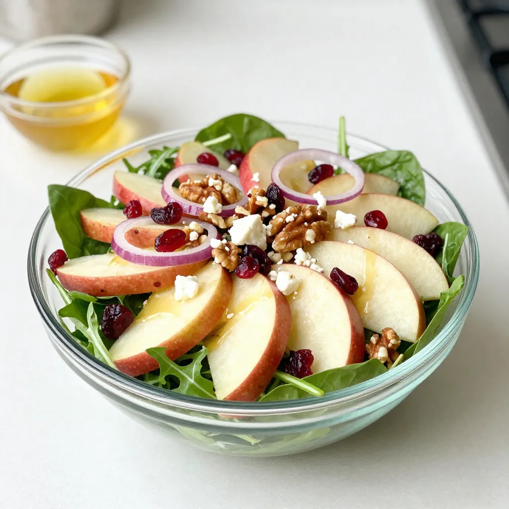Apple Cranberry Walnut Salad Fresh and Healthy Delight