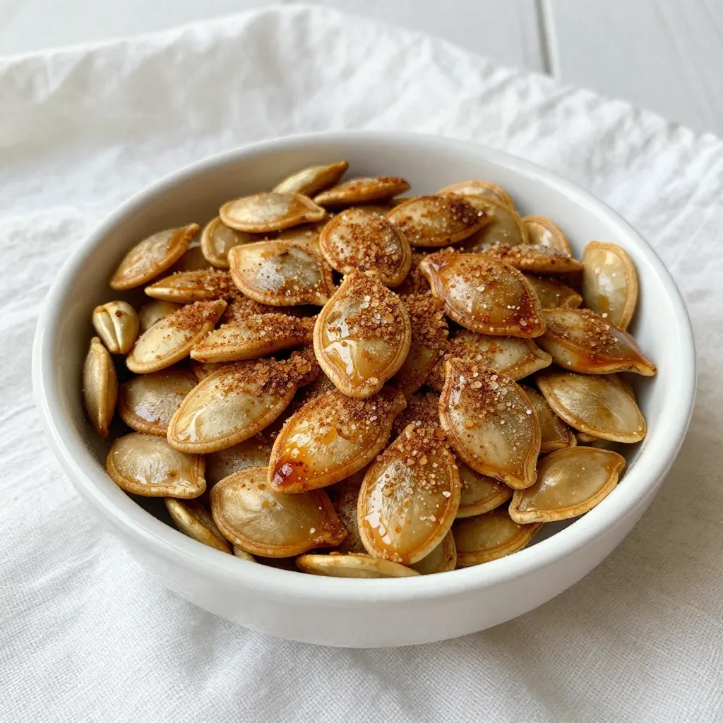Cinnamon Sugar Pumpkin Seeds Crunchy and Flavorful Snack