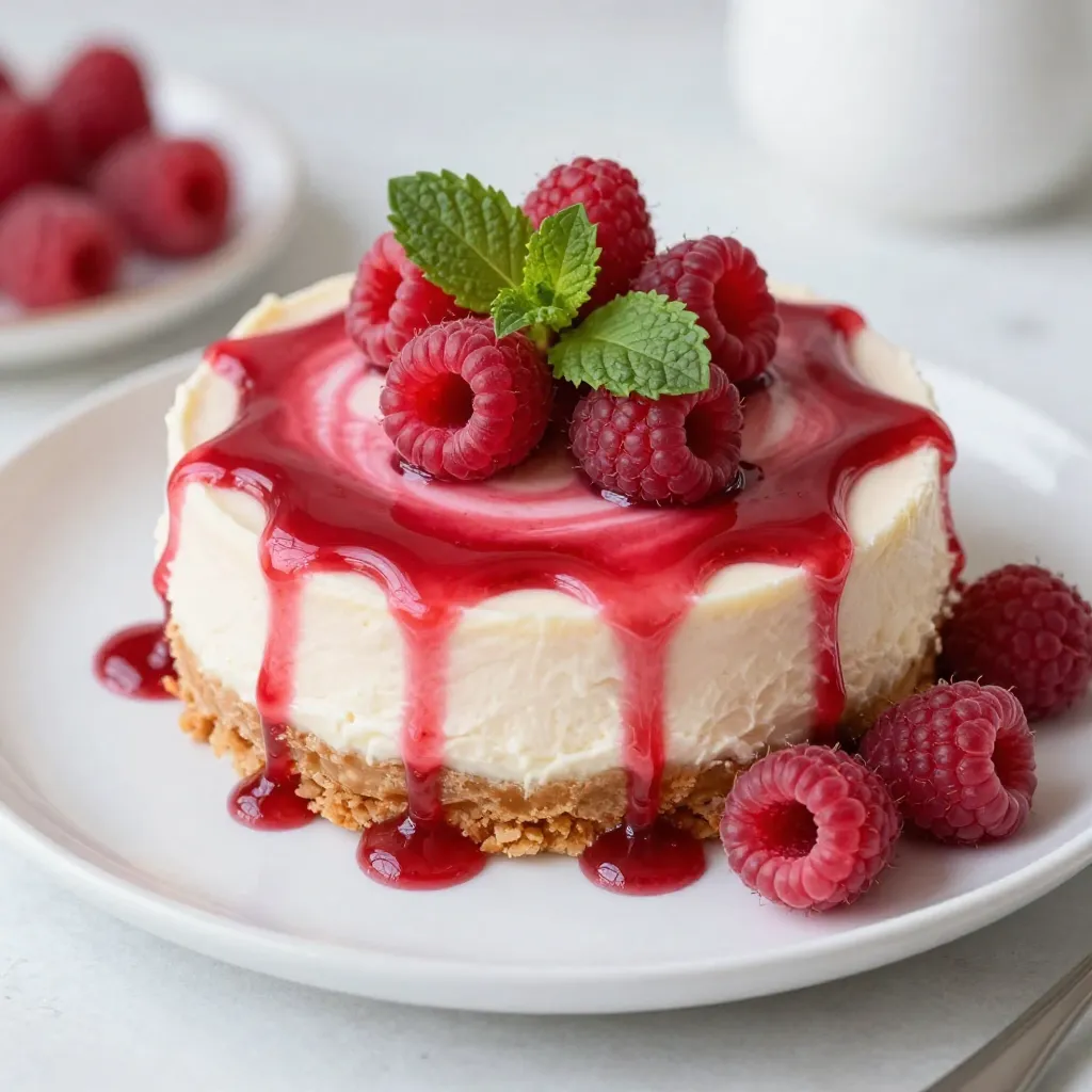 Raspberry Lemonade Cheesecake Simple and Delicious Treat
