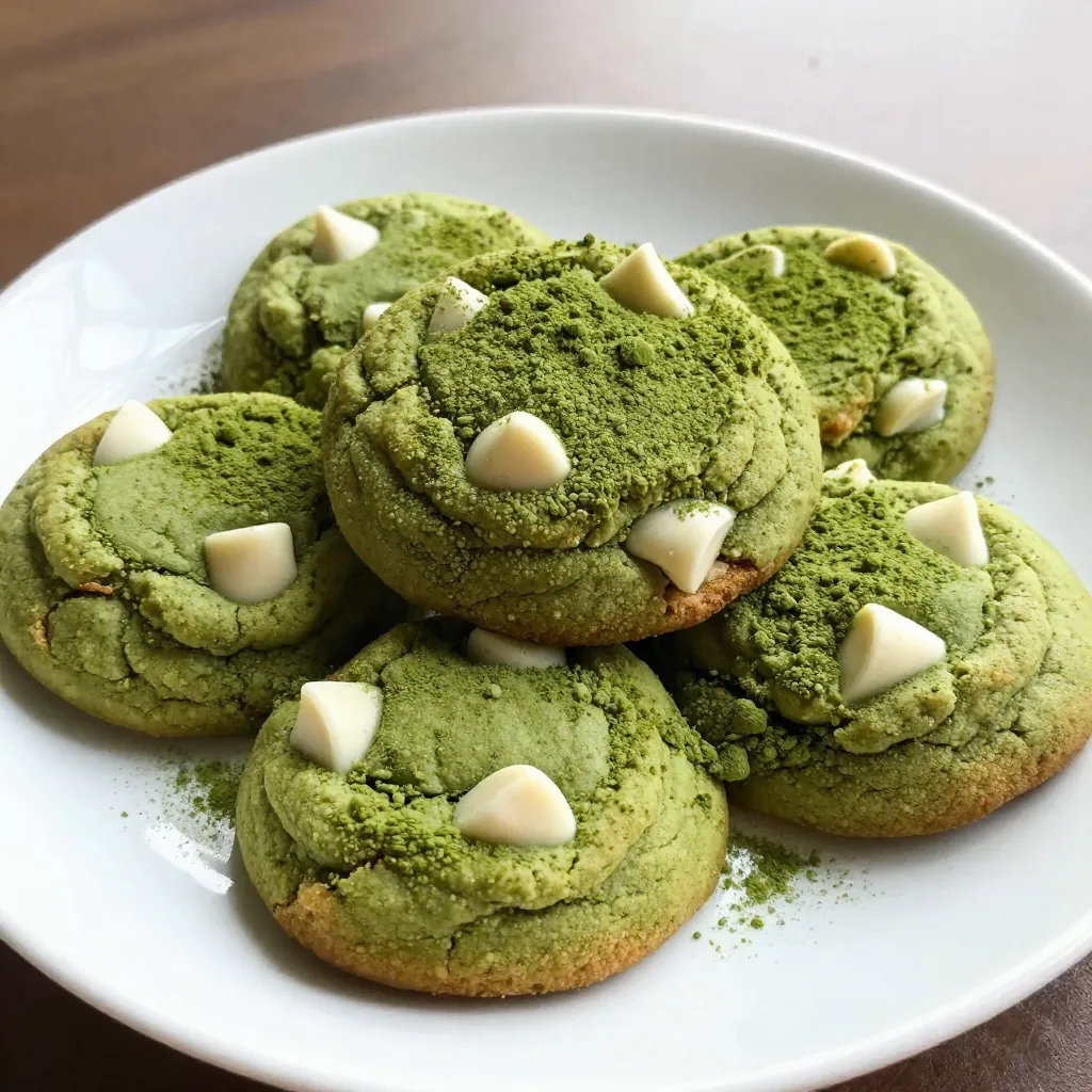Matcha White Chocolate Cookies Irresistible Treat