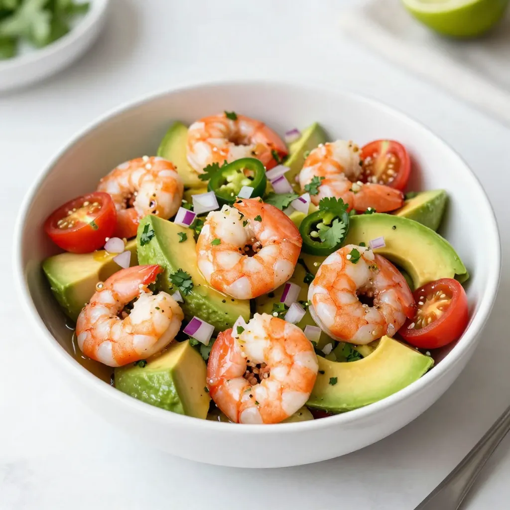 Spicy Shrimp Avocado Salsa Flavorful and Fresh Dish