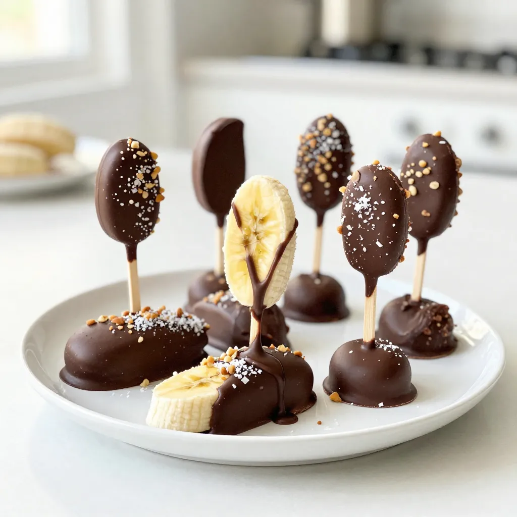 Chocolate Covered Banana Pops Easy and Delicious Treat