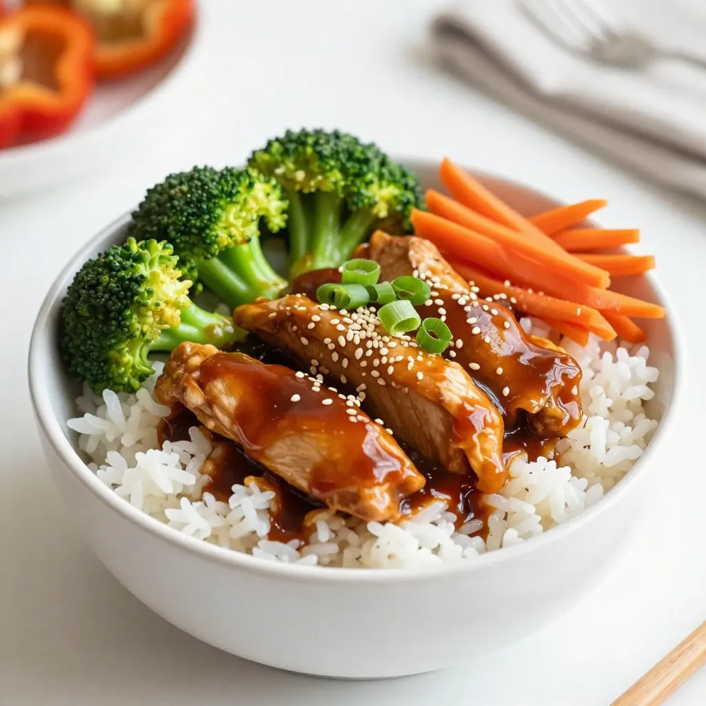 Teriyaki Chicken Rice Bowls Flavorful and Simple Meal