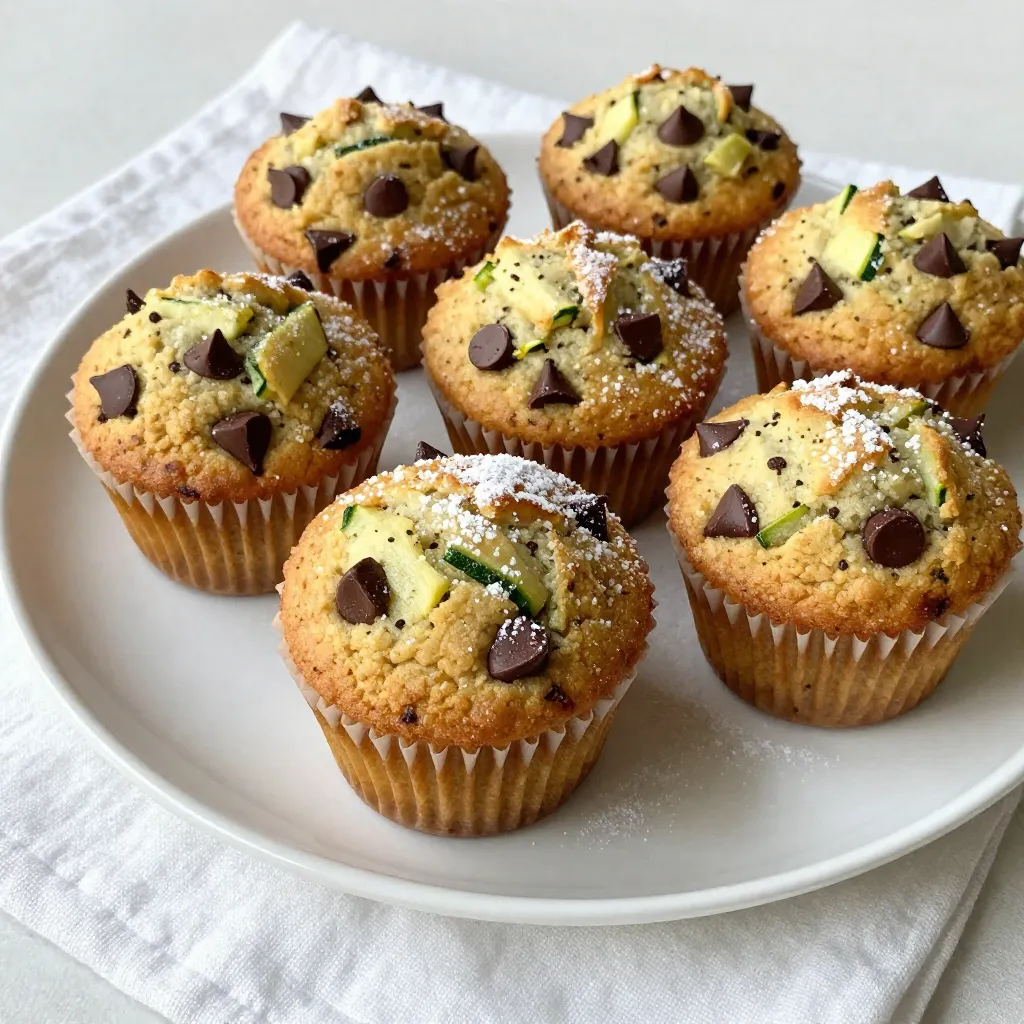 Chocolate Chip Zucchini Muffins Fresh and Flavorful Treat