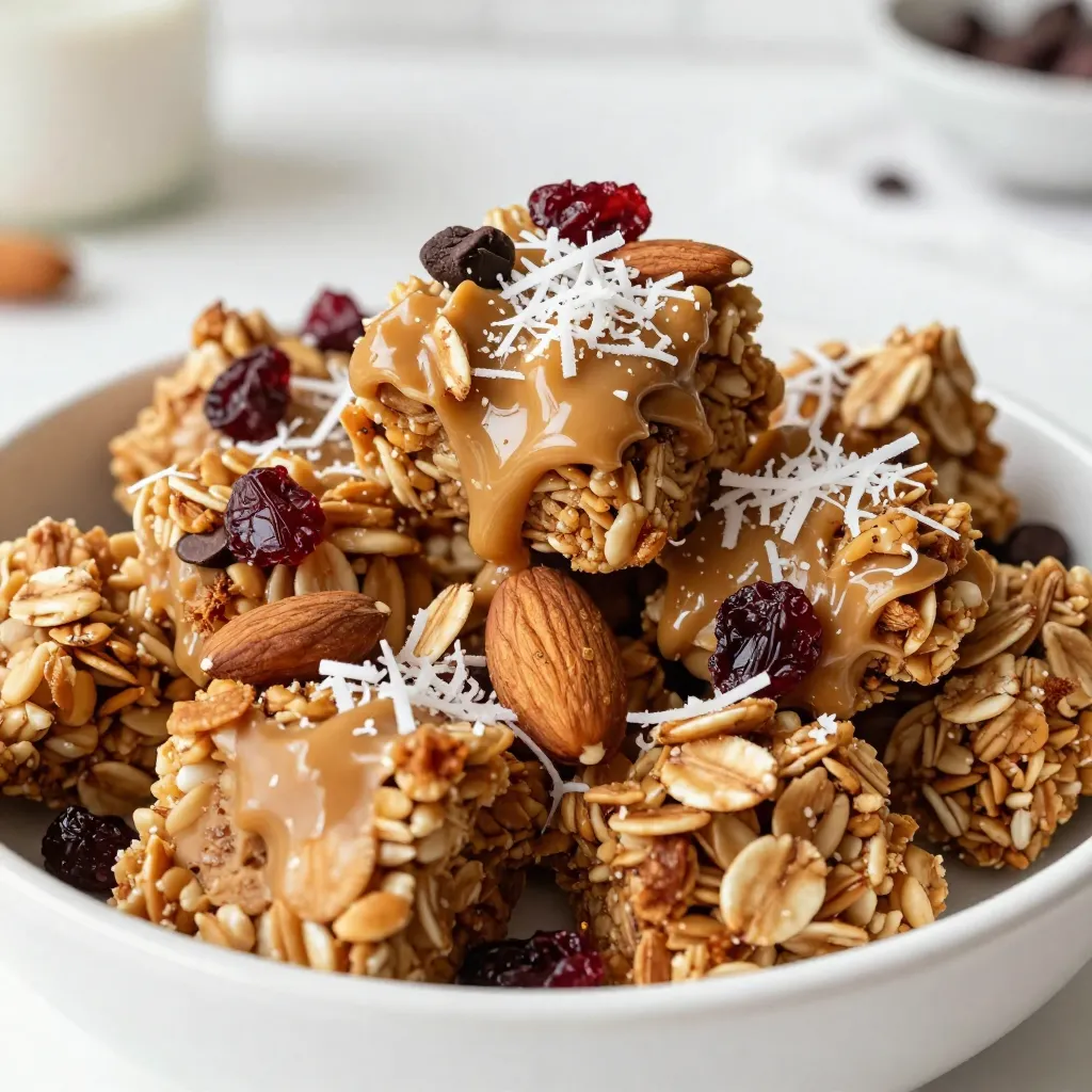 Almond Butter Granola Clusters Tasty Energy Boost