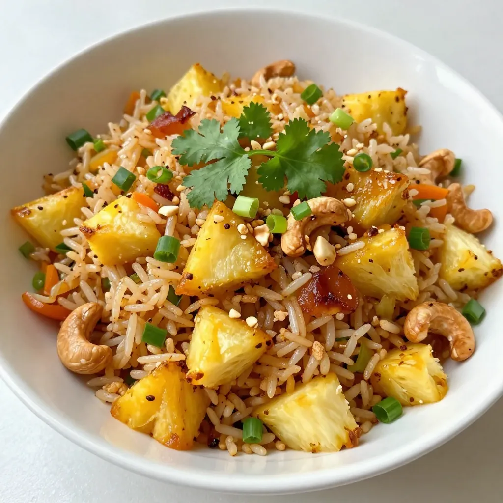 Pineapple Fried Rice Flavorful and Simple Recipe