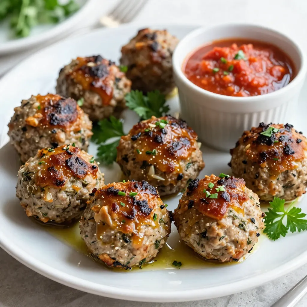 Garlic Herb Turkey Meatballs Flavorful and Easy Meal