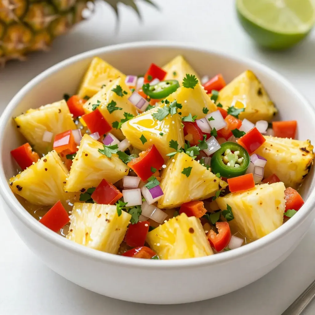 Fresh Pineapple Salsa Bright and Flavorful Delight