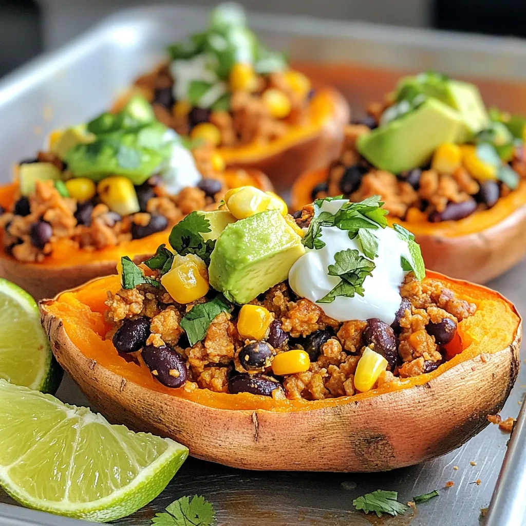 Taco Stuffed Sweet Potatoes Flavorful and Nutritious
