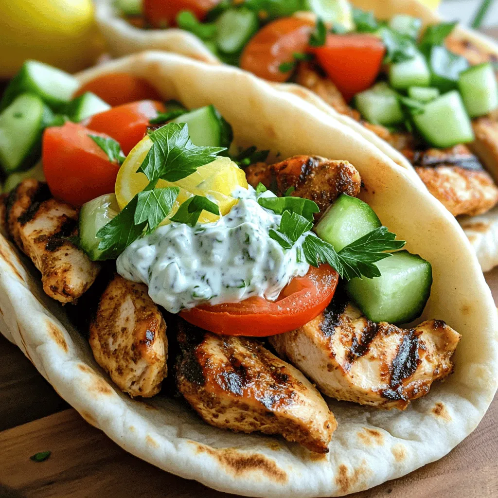 Homemade Chicken Gyros Simple and Flavorful Recipe