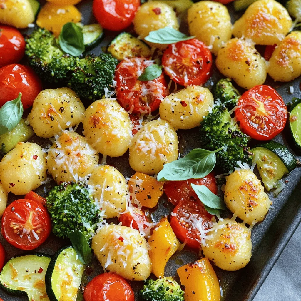 Sheet Pan Garlic Parmesan Gnocchi &#038; Veggies Recipe