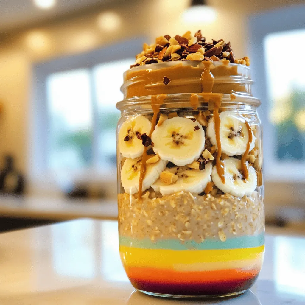 Peanut Butter Banana Overnight Oats Energizing Meal