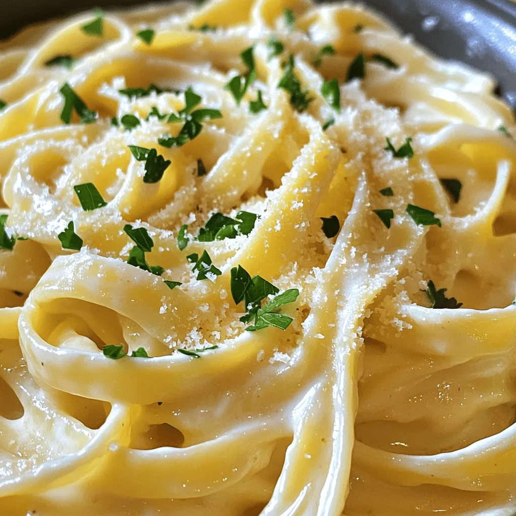 Creamy Roasted Garlic Alfredo Simple Pasta Delight