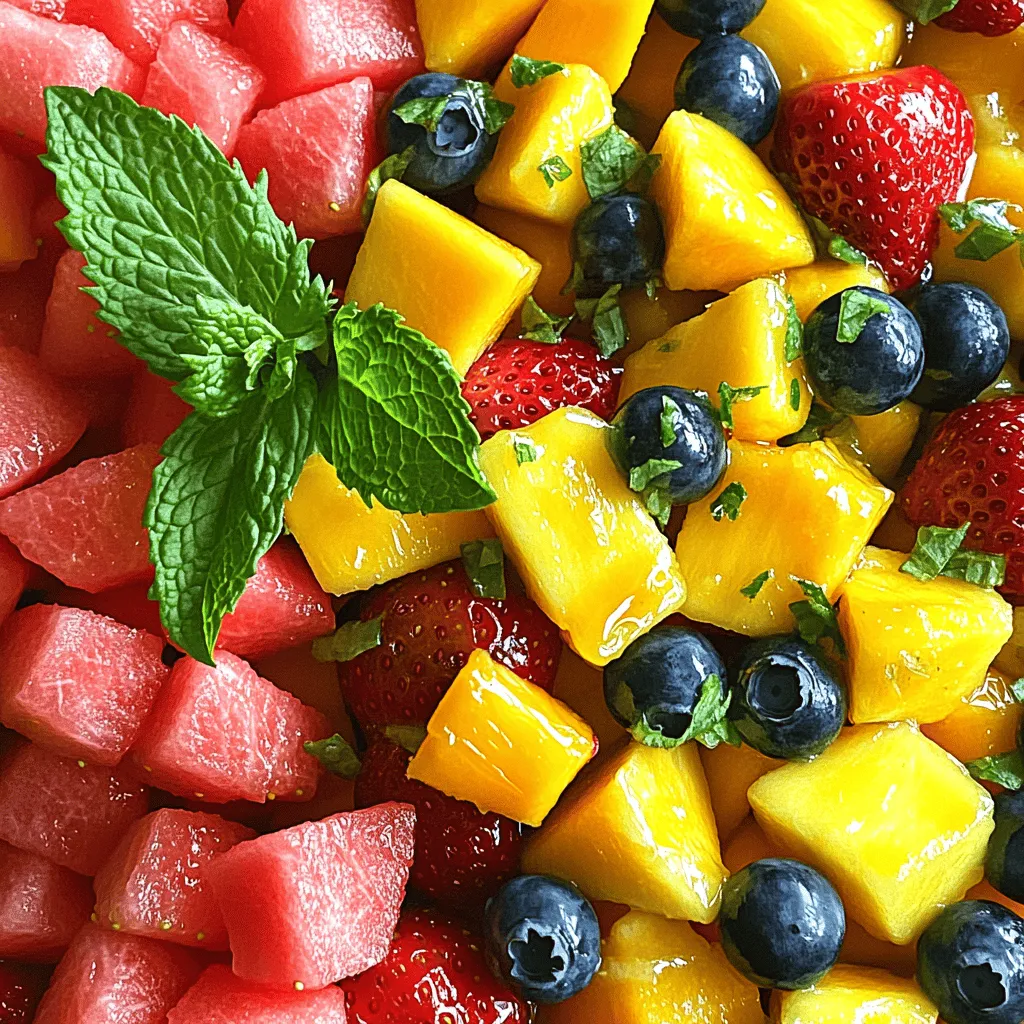 Honey Lime Fruit Salad Refreshing and Healthy Dish