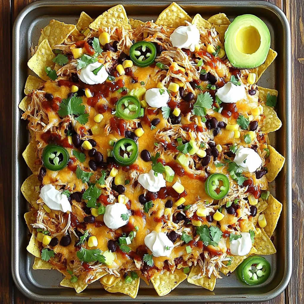 Sheet-Pan BBQ Chicken Nachos Simple Family Feast