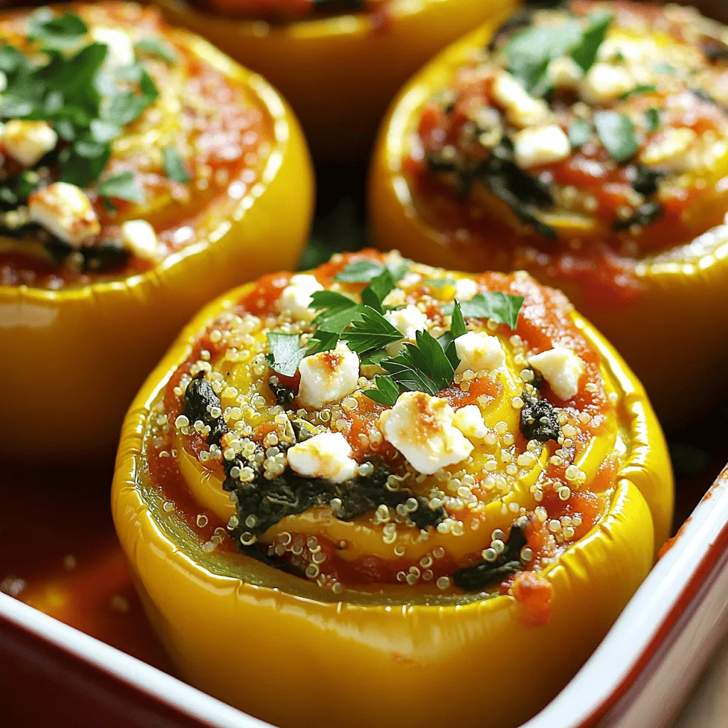 Spinach and Feta Stuffed Peppers Delightful Recipe
