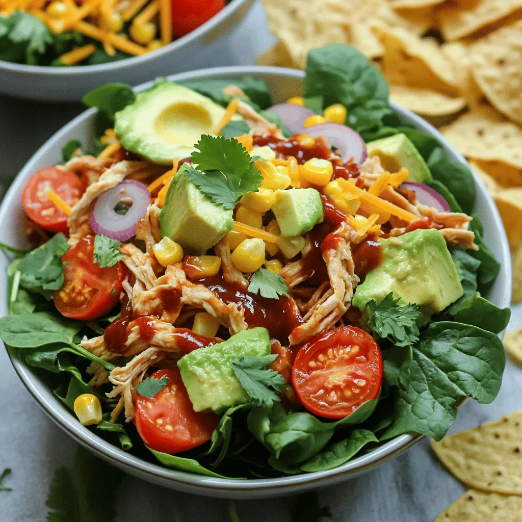 BBQ Chicken Salad Bowls Flavorful and Healthy Meal