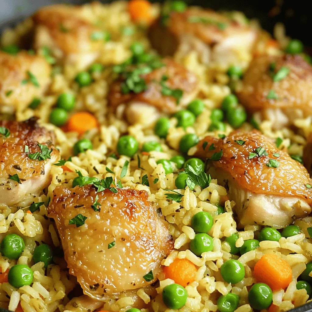 Chicken and Rice Skillet Bake Simple One-Pan Meal