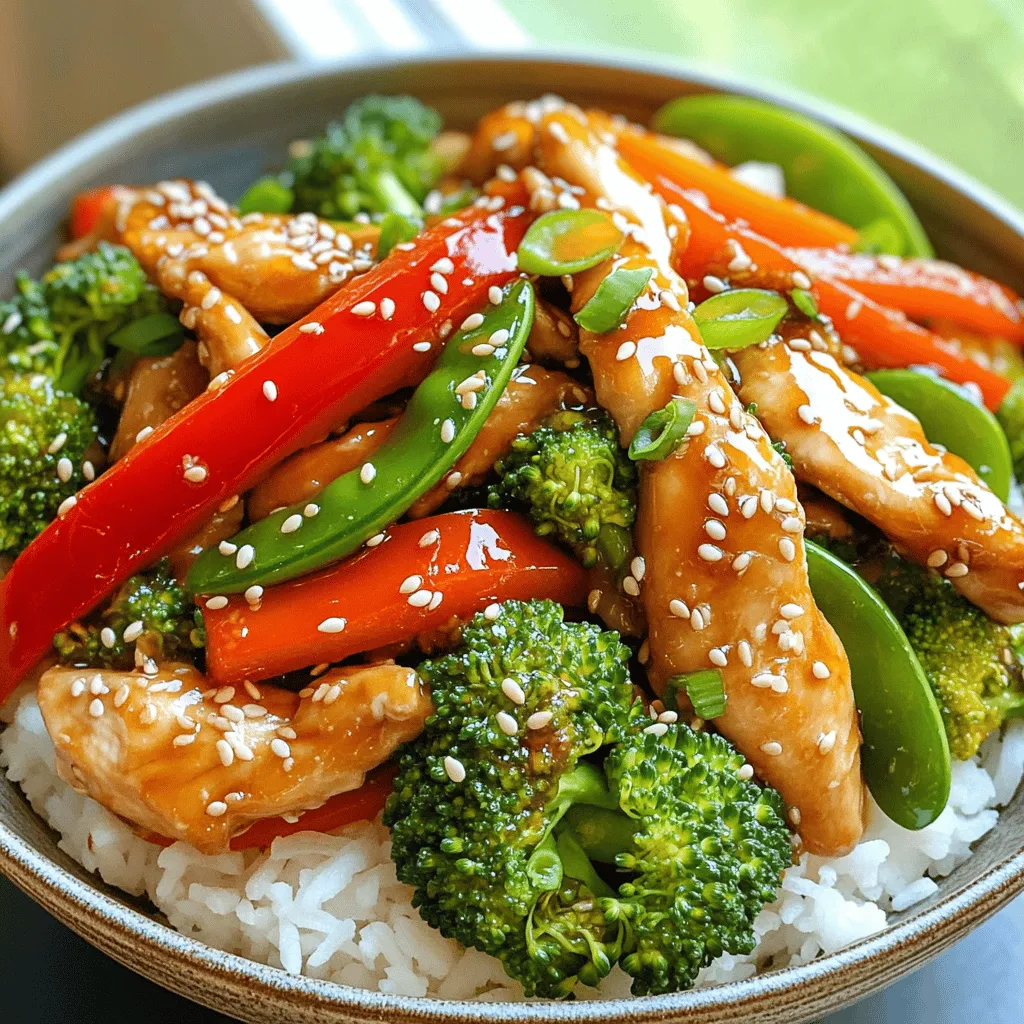 Honey Garlic Chicken Stir Fry Flavorful Dinner Delight