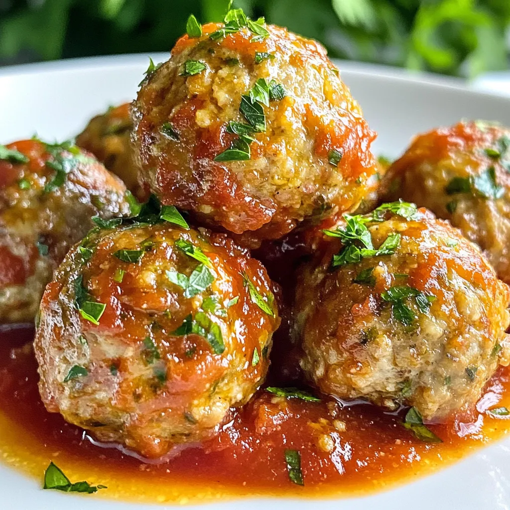 Garlic Herb Turkey Meatballs Simple and Tasty Dish
