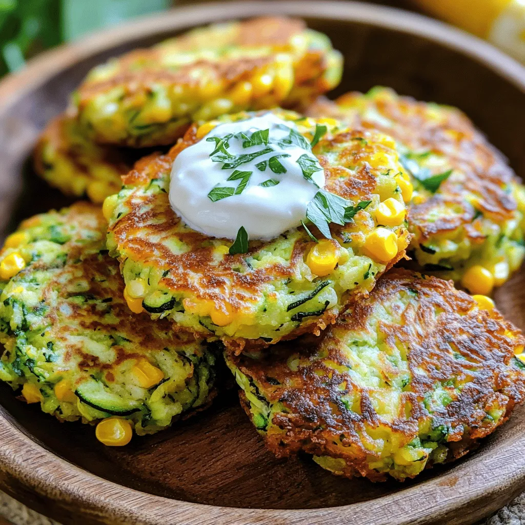 Zucchini Corn Fritters Flavorful and Easy to Make