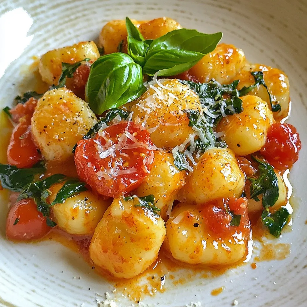 Creamy Tomato Spinach Gnocchi Flavorful Dinner Delight