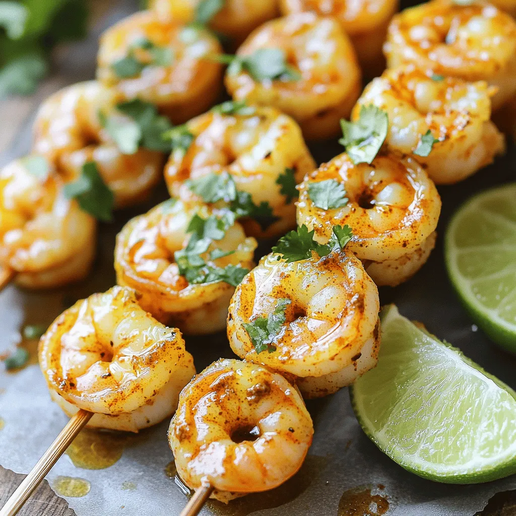 Chipotle Lime Shrimp Skewers Festive and Flavorful Dish