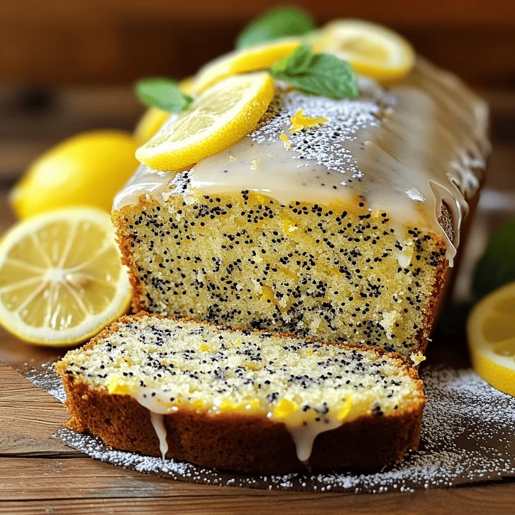 Lemon Poppy Seed Loaf Fresh and Flavorful Delight