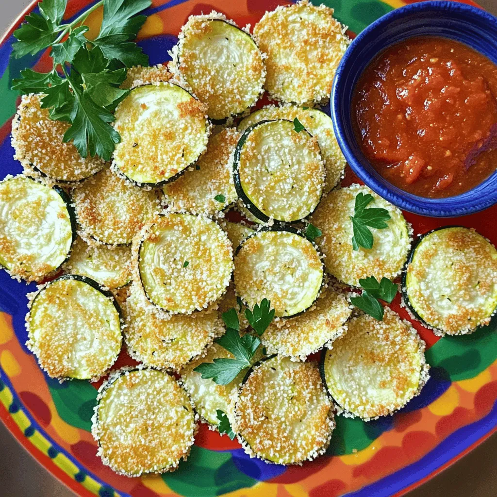 Parmesan Crusted Zucchini Chips Flavorful and Crunchy
