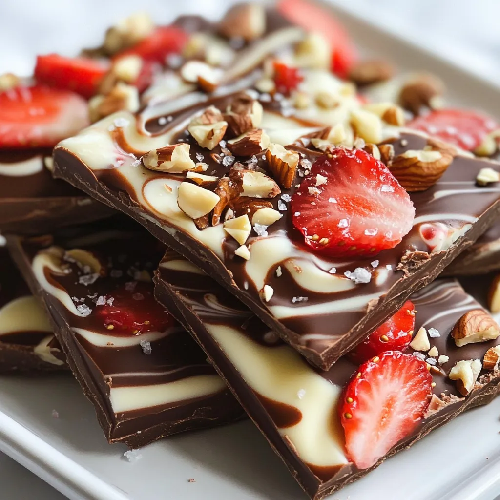 Chocolate Covered Strawberry Bark Delicious and Easy Treat